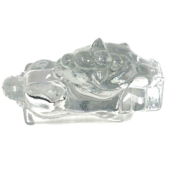 LE Smith Glass Horse Bookends Clear Equestrian Vintage MCM 8" tall Set of 2 - Picture 11 of 12